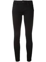 Mid High Rise Black Skinny Jeans Or Twill Pants Example J Brand Black Skinny Pants Designer Skinny Jeans Cropped Skinny Jeans