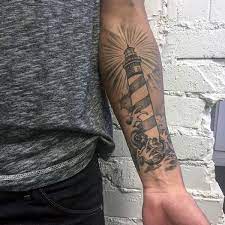 Lighthouse tattoo, cave creek, az. 100 Lighthouse Tattoo Designs For Men A Beacon Of Ideas