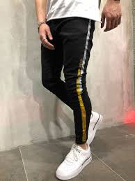 Martini tiger tee gold glitter on black. Men New Hip Hop Gold Silver Coating Printed Joggers Denim Pants Fashion Black Men Streetwear Stripe Stretch Skinny Pencil Jeans Jeans Aliexpress