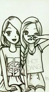Kleurplaat schattig dieren tiere fur erwachsene ausmalbilder animaatjes de. 41 Ideas Drawing Poses Friends Sketch Best Friend Drawings Bff Drawings Friends Sketch