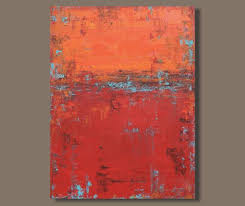 Painted murals and blocks of color turn walls into works of art. Free Ship Huge Abstract Painting Color Field Painting Orange And Burgundy Deep Red Abstract Sunset Rothko Inspired Modern Art Minimalist Abstract Abstract Painting Painting