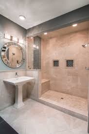 Elegant Beige Taupe And Cream Colored Bathroom Tile Oyster Polished Marble Floor Tile Tile Bathroom Marble Bathroom Designs Patterned Bathroom Tiles
