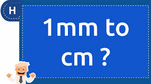 30 mm to cm = 3 cm 1mm To Cm Youtube