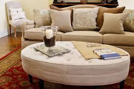Oval Round Ottoman Coffee Table From Good Leather Leather Ottoman Coffee Table Ottoman Coffee Table Upholstered Coffee Tables