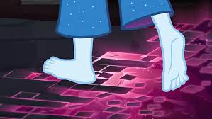 Flash sentry has this reaction when he establishes the moon social link with trixie lulamoon, who until that point had done nothing but brag about herself and being annoying to him. 1219165 Safe Edit Edited Screencap Screencap Rainbow Dash Equestria Girls Legend Of Everfree Barefoot Feet Foot Focus Legend Of Everfeet Solo Derpibooru