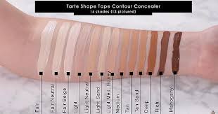 One the left, the concealer is applied without blending. Tarte Cosmetics Shape Tape Contour Concealer Tan Sand Blissme