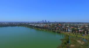 An Aerial View Of Perth Cbd And Surrounding Suburbs Looking South From Lake Monger Aerial View Aerial Drone Photography