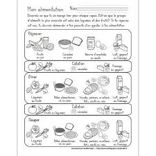 Mon Alimentation Health Alimentation Health Mon Teaching French Science Unit Studies French Worksheets