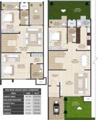 This house having 2 floor, 4. 1537 Sq Ft 3 Bhk Floor Plan Image Mahindra Lifespaces Developers Bloomdale Row House 6 Available For Sale Proptiger Com