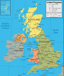 A inglaterra em marrom claro, o país de gales, em rosa, a escócia, em verde, e a irlanda do norte, em roxo claro. El Mapa Politico De Reino Unido Paises Que Lo Forman Locuraviajes Com