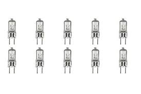 10 Pack G8 75 Watt 120v Dimmable Halogen Light Bulb High Output Replacement Puck Lighting 120 Volt Under Counte Halogen Light Bulbs Shelf Lamp Halogen Lighting