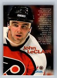 JOHN LECLAIR 1997 SKYBOX SKYPIN PHILADELPHIA FLYERS