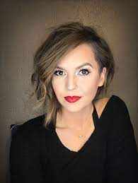 Asymmetrical Bob With Undercut Insta Beautyby Kacyhanson Hairbymisskacy Short Hair Undercut Asymmetrical Bob Haircuts Asymmetrical Bob Short