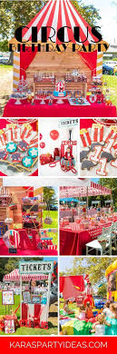 Circus Big Top Birthday Party Kara S Party Ideas Carnival Themed Party Carnival Birthday Party Theme Circus Birthday