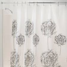 Black And Gray Curtains Walmart This Shower Curtain Will Brighten Up Any Small Bathroom The Light Airy Color Coupled With The Noni Shower Curtains Walmart Shower Curtain White Shower Curtain