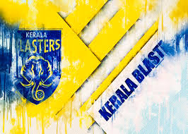 Football(soccer) logo kerala blasters with kit. Kerala Blasters Fc Logo Material Design Yellow White Abstraction Painting By Sissy Angelastro