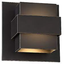Outdoor modern led wall lights. Modern Forms Pandora Led Outdoor Wall Light Ylighting Com