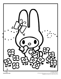 Hello Kitty Easter Bunny Coloring Page Hello Kitty Colouring Pages Hello Kitty Coloring Bunny Coloring Pages