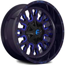 Fuel Black And Blue Rims Fuel D239 Cleaver Wheels Rims In 2020 Wheel Rims Fuel Wheels Fuel Offroad Wheels