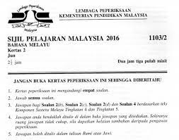 Kertas soalan peperiksaan percubaan spm 2011 sbp. Himpunan Terbaik Latihan Bahasa Melayu Tingkatan 4 Yang Berguna Khas Untuk Murid Lihat Pendidikan Abad Ke 21