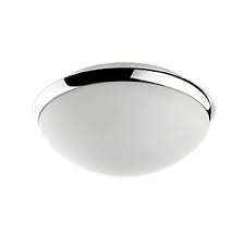 Wickes Glass Chrome Cora Dome Led Ceiling Light 12w Wickes Co Uk
