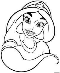 Supercoloring.com is a super fun for all ages: Disney Princess Jasmine From Aladdin Coloring Pages Printable