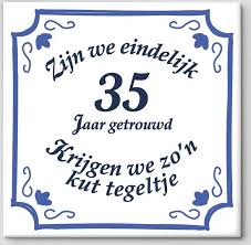 35 Jaar Getrouwd Kaart