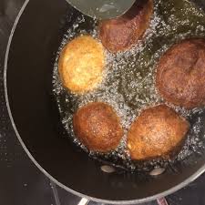 De re coquinaria, involved mixing the minced meat, condiments, pine nuts, white wine, and the famous garum fish sauce, and cooking the resultant patties over an open fire. Kabalagala Recipe How To Make Ugandan Banana Pancakes Kabalagala Using