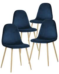 Navy Blue Dining Chairs On Amazon Set Of 4 Mid Century Modern Side Chairs Modern Side Chairs Midcentury Modern Dining Chairs