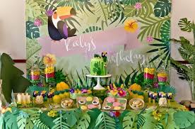 Tropical Toucan Birthday Party Tropical Home Decor Tropical Theme Party Tropical Decor