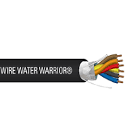18 AWG 8C Strand Bare Copper Shielded Riser Water Blocked Tape PVC Institutional Speaker Cable