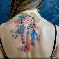 Lapacz Snow Hazatattoo Dreamcatcher Dream Catcher Colorful Tattoo Studio Dreamcatcher Tattoo Dream Catcher