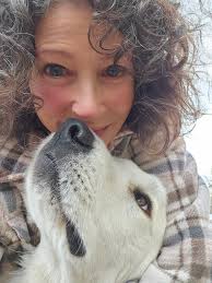 Before Pierre and I walk, it always starts with helping him sit and we have  a snuggle. He's a big boy and we have to be tuned in to each other. He