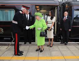 Queen Elizabeth Ii And The Duchess Of Sussex Arrive By Royal Train At Runcorn Train Statio Queen Elizabeth Queen Elizabeth Ii Royal Engagement