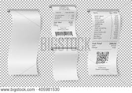 Download Printed Sale Receipt Vector Photo Free Trial Bigstock