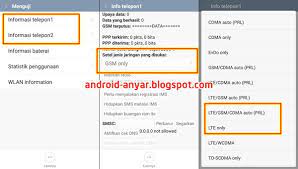 Gulir ke bawah dan cari bagian set preferred network type; Cara Merubah Jaringan 3g Ke 4g Only Android Semua Operator