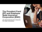Exploring India's Provident Fund (PF) and Employee State Insurance ...
