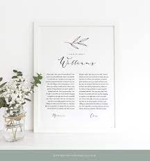 Wedding Vows Print 1st Anniversary Gift Paper Newlywed Gift Etsy In 2021 Wedding Vows Diy Wedding Vows 1st Anniversary Gifts