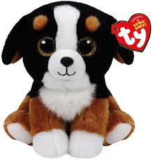 Black And White Beanie Baby Dog Roscoe Black White Dog Regular In 2020 Ty Stuffed Animals Original Beanie Babies Dog Beanie