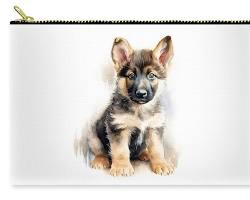 pouch with a dog's photo or illustrationの画像