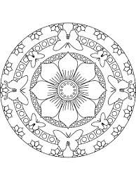 There are many different types of mandala coloring pages, e.g. Flower Mandala Coloring Pages For Adults Free Printable Flower Mandala Coloring Pages