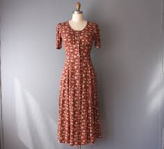 I also show you how to easily convert the dungarees to a dungarees dress/ bib skirt. Vintage 90s Dress 90s Does 40s Dress Red Floral Grunge Dress Xs Red Floral Maxi Dress Vintage 90s Dress Red Dress