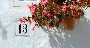 Aluminum script house number thirteen. House Number Numerology Meaning Of 13 14 16 19 House Number