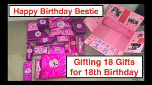 From beauty sets, to fashion accessories and timeless jewellery, here's our selection of the best 18th birthday gifts for girls. Gifting My Best Friend 18 Gifts For Her 18th Birthday Youtube