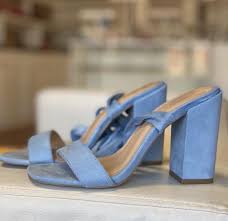 Wrap Up Light Blue Heel Cousin Couture
