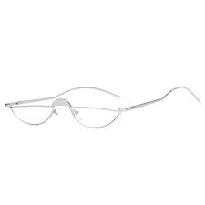 So choosing the right one is key to making sure your new glasses correctly fit your face. Trend Half Round Silver Metal Frame Decorative Eye Glasses Cool Women Buy Half Round Glasses Decorative Eye Glasses Eye Glasses Cool Product On Alibaba Com