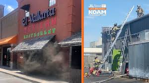 Flames through the roof, El Vallarta Restaurant, in Joplin