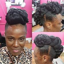 Just put a simple hair band and leave the long locks open. 50 Updo Hairstyles For Black Women Ranging From Elegant To Eccentric