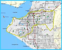 Nice Map Of Anchorage Municipality Alaska Amazing Maps Map Municipality