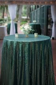 Emerald Green Sequin Tablecloth Modern Glamorous Wedding Table Decor Decor Emerald Gr Emerald Green Weddings Green Themed Wedding Green Wedding Decorations